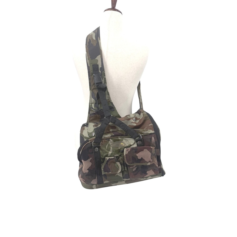 Celltei Camo Sling Pet Carrier Small Dog Cat Travel Bag Crossbody Padded Strap